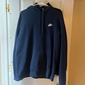 Nike Blue Sweatshirt Hoodie Classic Design